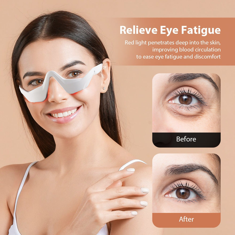 Eye Massager – Dark Circle Reduction, Anti-Wrinkle & Fatigue Relief | EMS + Red Light