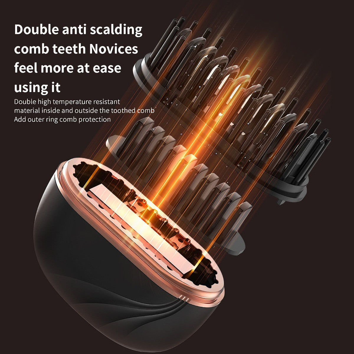 Mini Hair Straightener Comb – Portable, Fast, Safe